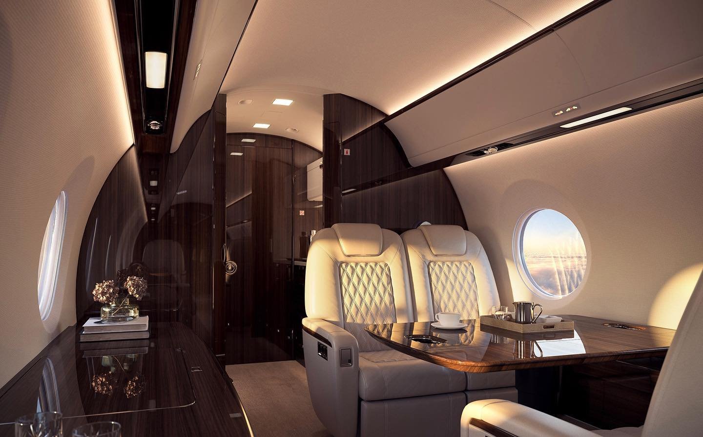 Aurum Sky - Private Jet Interior Renewal