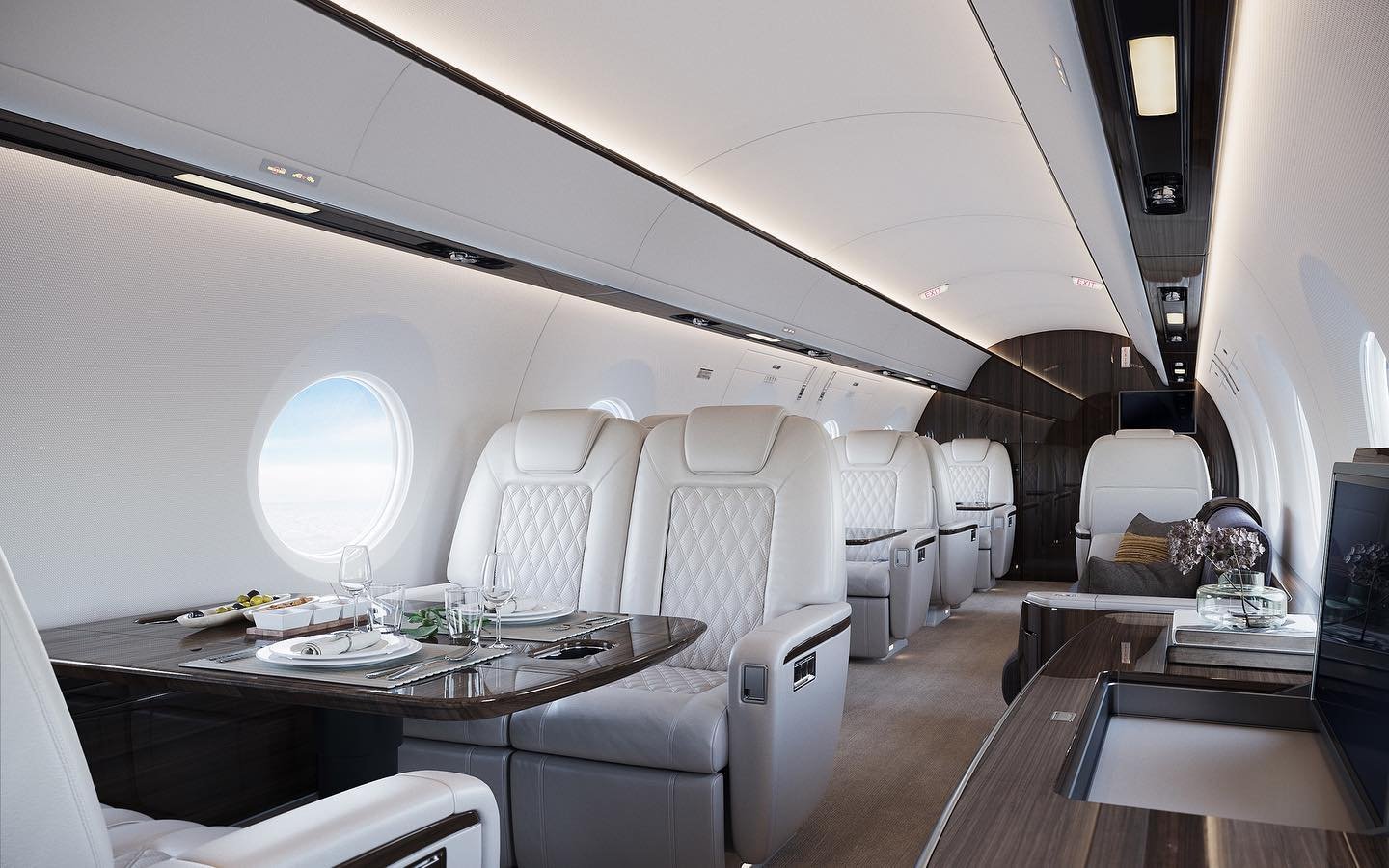 Aurum Sky - Private Jet Interior Renewal
